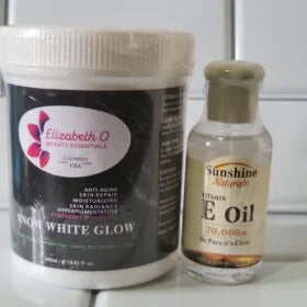 Snow White Glow & Glow oil bundle/Tough skin 500ml