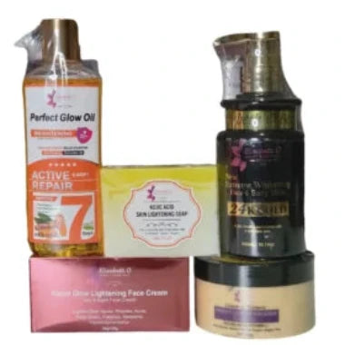 Extreme Whitening Face & Body Milk  with Kojic Acid soap-Pack of 5