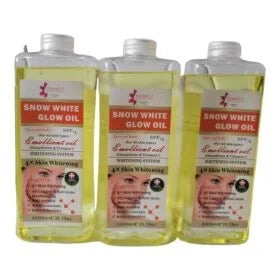 Snow White Glow Oil (Set of 3 pieces)Egg oil Whitening & Repair - 1000ml each(Set of 3 pieces)