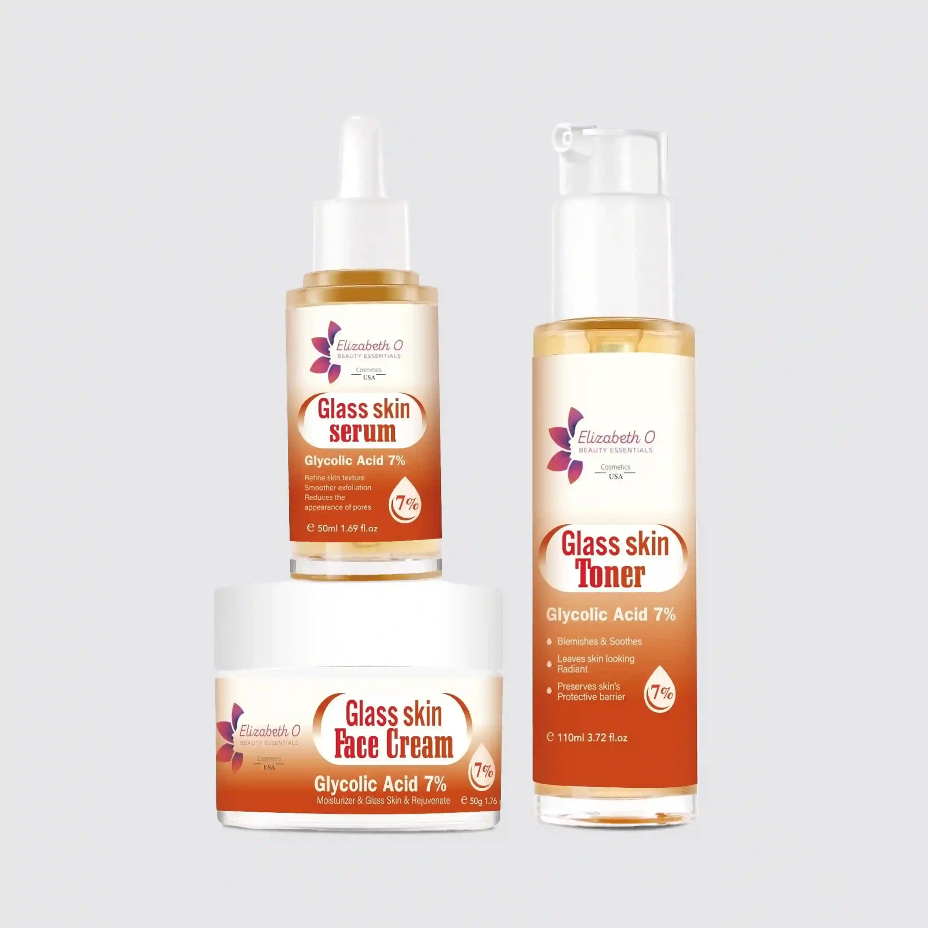 Glutathione Glass Skin Kit | 3 Steps for Clear Glowing Skin