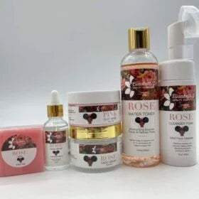 Rose Sensitive Skin Facial Set- 6 pieces