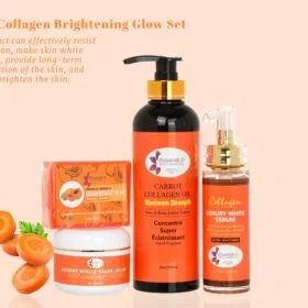 Carrot Collagen Brightening Glow Set- 4 piece