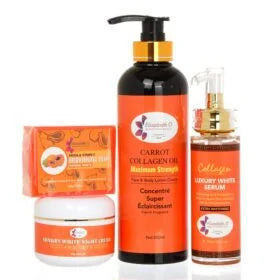 Carrot Collagen Brightening Glow Set- 4 piece