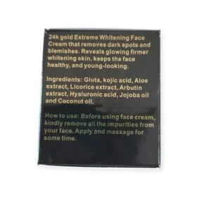 24k gold Extreme Whitening Face Cream- 50gClears up imperfections