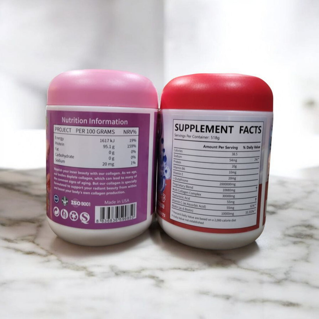 Dermaglow Gluta Plus + Elixir Collagen Set (2 pieces)