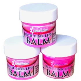 7 Days Rose Pink Lips Balm &amp;amp; LIghtening Sugar Scrub-2 pieces