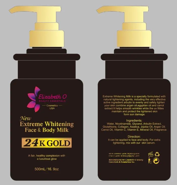 24k Gold Extreme Whitening Body Milk- 300ml